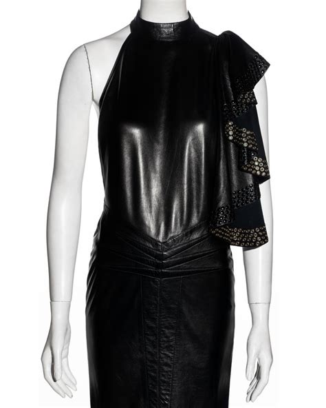 Azzedine Alaia Leather Clothing .